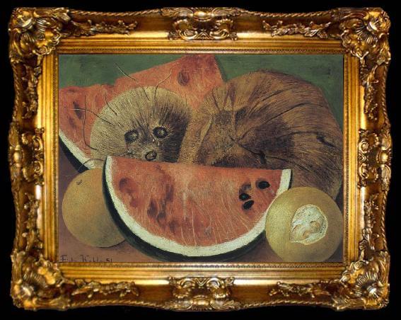 framed  Frida Kahlo Coconuts, ta009-2